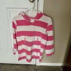 Pottery Barn Striped Kids Hoodie / Pool Coverup